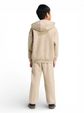 Adidas Hoodie Pant Set - Completo Bambino - Beige