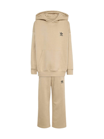 Adidas Hoodie Pant Set - Completo Bambino - Beige