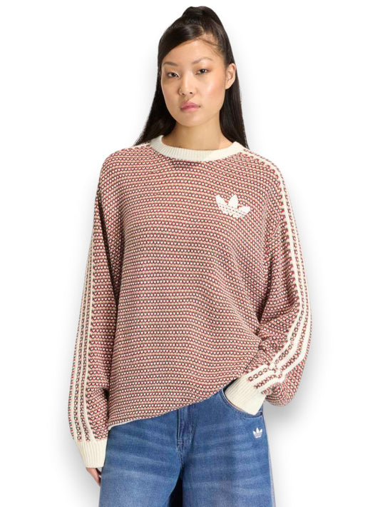 Adidas Knit Sweater - Maglieria Donna - Bianco