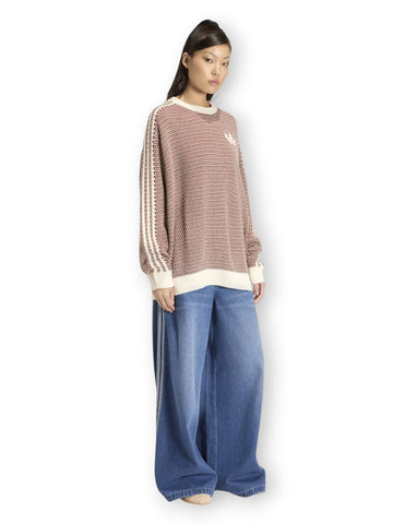 Adidas Knit Sweater - Maglieria Donna - Bianco