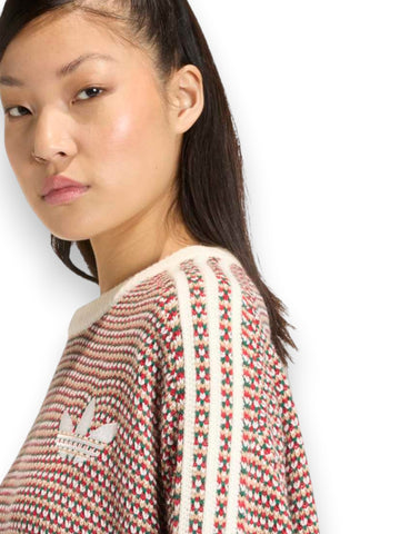 Adidas Knit Sweater - Maglieria Donna - Bianco