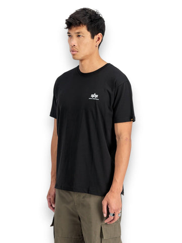 Alpha Industries Basic T Small Logo - T-Shirt Uomo - Nero