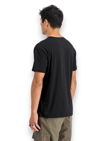 Alpha Industries Basic T Small Logo - T-Shirt Uomo - Nero