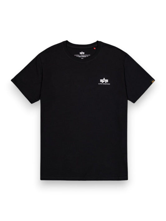 Alpha Industries Basic T Small Logo - T-Shirt Uomo - Nero