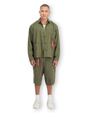 Alpha Industries P41 Hbt Combat Short - Shorts Uomo - Verde