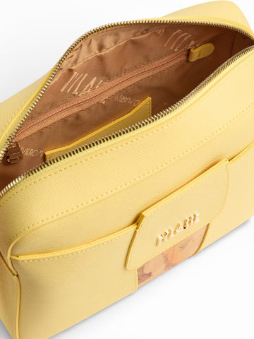 Alviero Martini Reporter Shoulder Bag - Borsa Donna - Giallo Pastello