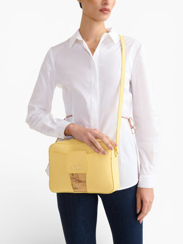 Alviero Martini Reporter Shoulder Bag - Borsa Donna - Giallo Pastello