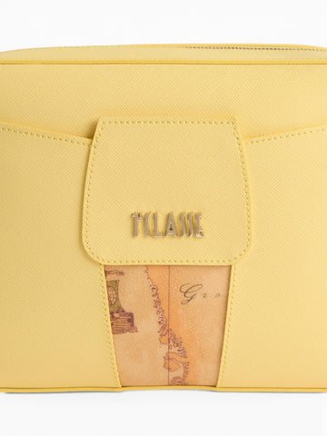 Alviero Martini Reporter Shoulder Bag - Borsa Donna - Giallo Pastello