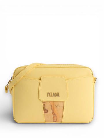 Alviero Martini Reporter Shoulder Bag - Borsa Donna - Giallo Pastello