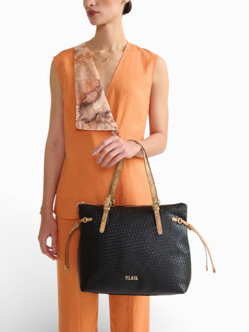Alviero Martini Shopping Bag - Borsa Donna - Nero