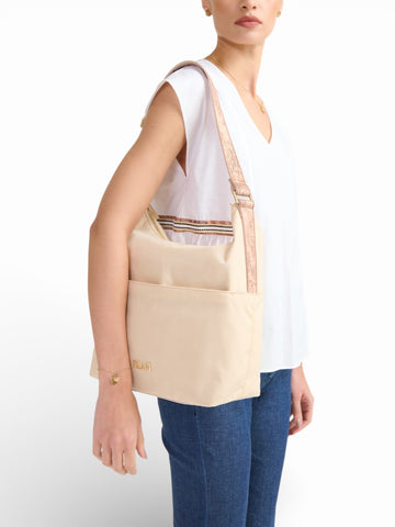 Alviero Martini Hobo Shoulder Bag - Borsa Donna - Champagne