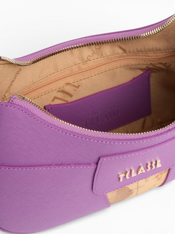 Alviero Martini Small Shoulder Bag - Borsa Donna - Viola Bouganville