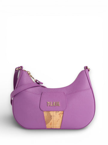 Alviero Martini Small Shoulder Bag - Borsa Donna - Viola Bouganville