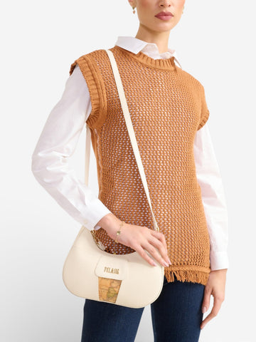 Alviero Martini Small Shoulder Bag - Borsa Donna - Avorio