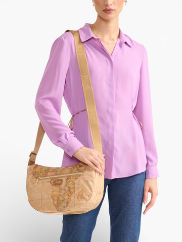 Borsa a spalla Donna - Tabacco