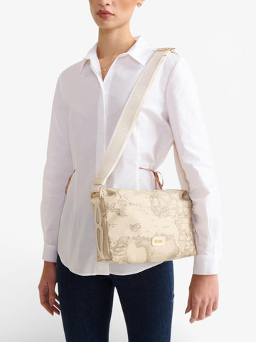 Alviero Martini Small Shoulder Bag 25x18x9 - Borse Donna - Rafia