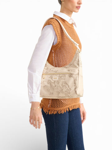 Alviero Martini Hobo Shoulder Bag - Borsa Donna - Rafia