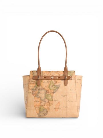 Alviero Martini Shopping Bag - Borsa Donna - Tabacco