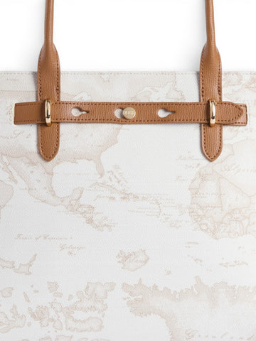 Alviero Martini Shopping Bag - Borsa Donna - Bianco