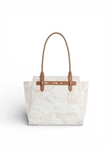 Alviero Martini Shopping Bag - Borsa Donna - Bianco