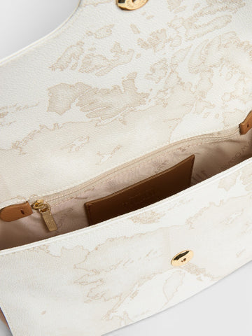 Alviero Martini Shoulder Bag With Fl 28x18x8 - Borse Donna - Bianco