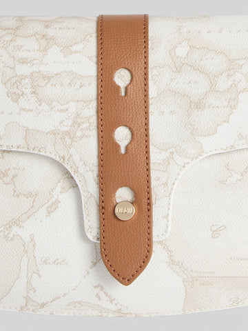 Alviero Martini Shoulder Bag With Fl 28x18x8 - Borse Donna - Bianco