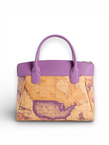 Alviero Martini Hand Bag W/Detachabl 30x25x11 - Borse Donna - Viola Bouganville