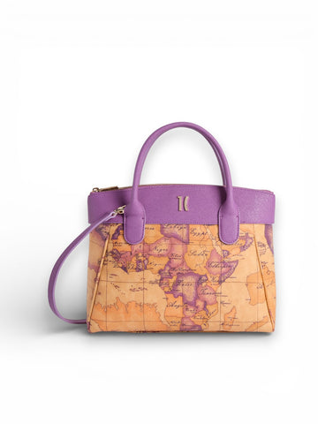 Alviero Martini Hand Bag W/Detachabl 30x25x11 - Borse Donna - Viola Bouganville