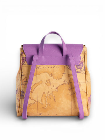 Alviero Martini Backpack - Zaini Donna - Viola Bouganville