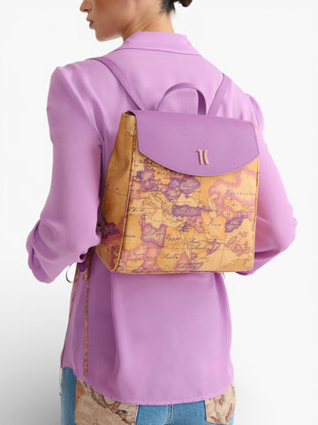 Alviero Martini Backpack - Zaini Donna - Viola Bouganville