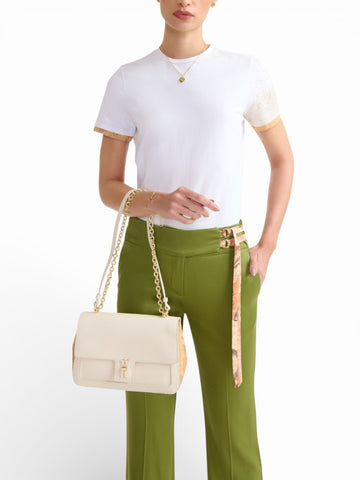 Alviero Martini Shoulder Bag 26x17x8 - Borse Donna - Avorio