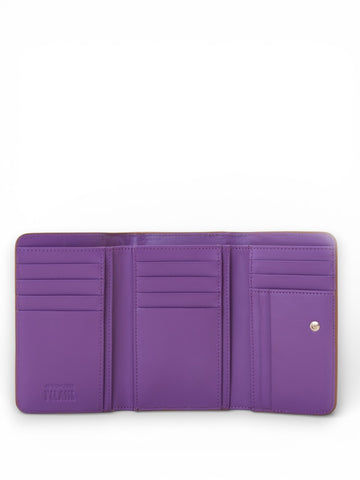Alviero Martini Medium Bifolder Wall - Portafogli E Portachiavi Donna - Viola Bouganville