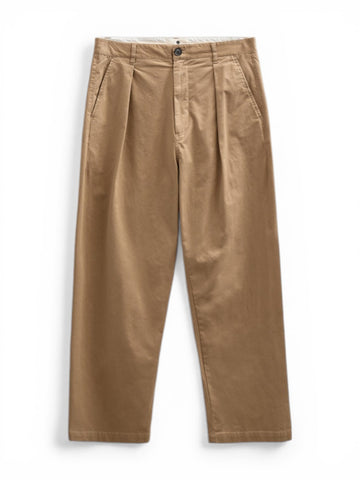 Anerkjendt Akjakob Cotton Pleat Pants - Pantaloni Uomo - Incense