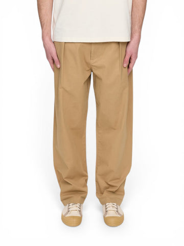 Anerkjendt Akjakob Cotton Pleat Pants - Pantaloni Uomo - Incense