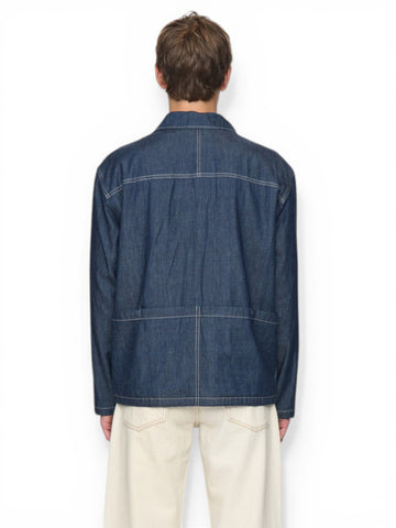 Anerkjendt Akotto Chambray Overshirt - Camicie Uomo - Sky Captain