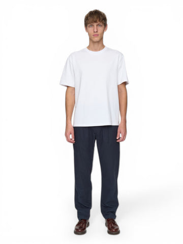 Anerkjendt Akjan Cotton Poplin Pants - Pantaloni Uomo - Sky Captain