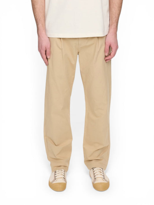 Anerkjendt Akjan Cotton Poplin Pants - Pantaloni Uomo - Incense