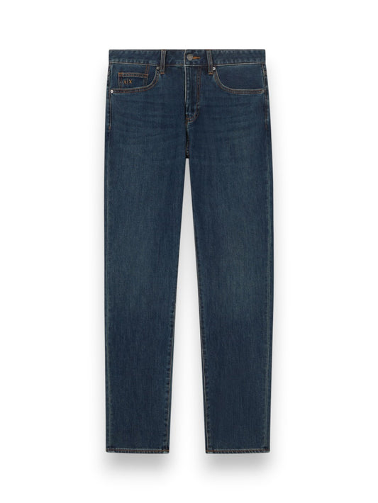 Armani Exchange 5 Pockets Pant - Jeans Uomo - Blu Denim