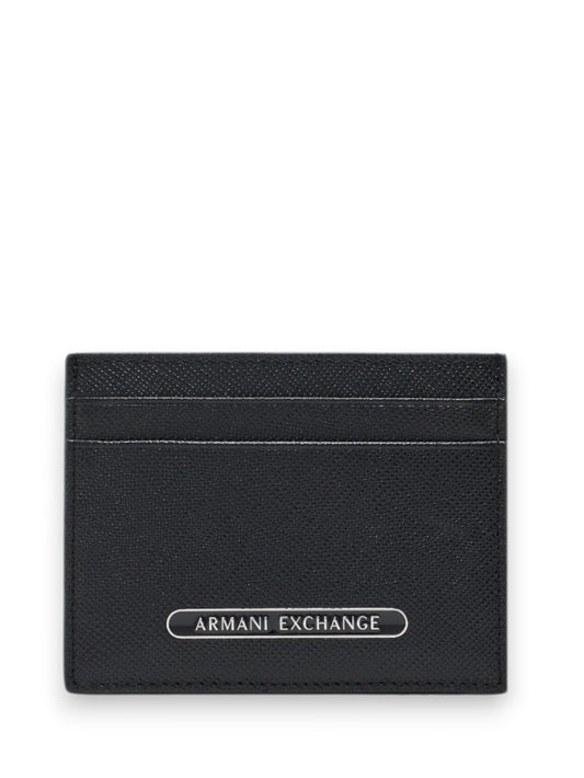 Armani Exchange Card Holder - Portafogli E Portachiavi Uomo - Nero