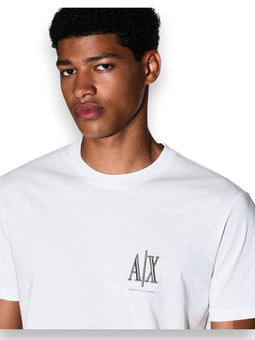Armani Exchange T-Shirt 100% Cotton - T-Shirt Uomo - Bianco