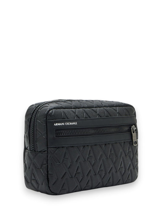 Armani Exchange Beauty Case - Borse Uomo - Nero