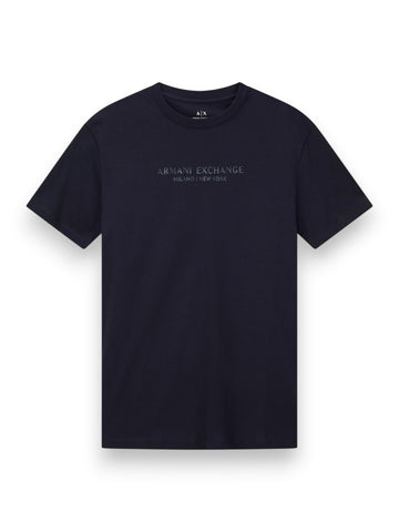 Armani Exchange T-Shirt 100% Cotton - T-Shirt Uomo - Blu