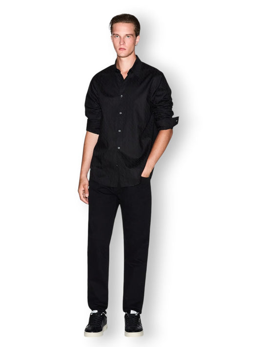 Armani Exchange Shirt - Camicie Uomo - Nero