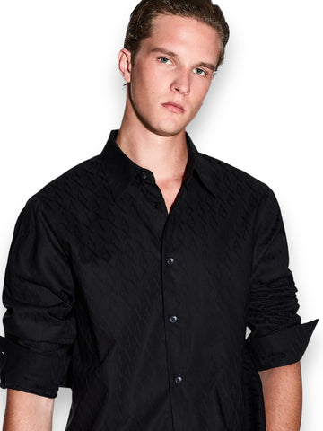 Armani Exchange Shirt - Camicie Uomo - Nero
