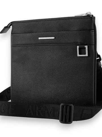 Armani Exchange Messenger Bag - Borse Uomo - Nero