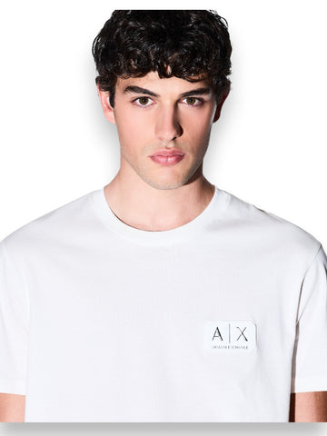 Armani Exchange T-Shirt 100% Cotton - T-Shirt Uomo - Bianco