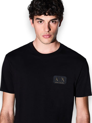 Armani Exchange T-Shirt 100% Cotton - T-Shirt Uomo - Nero