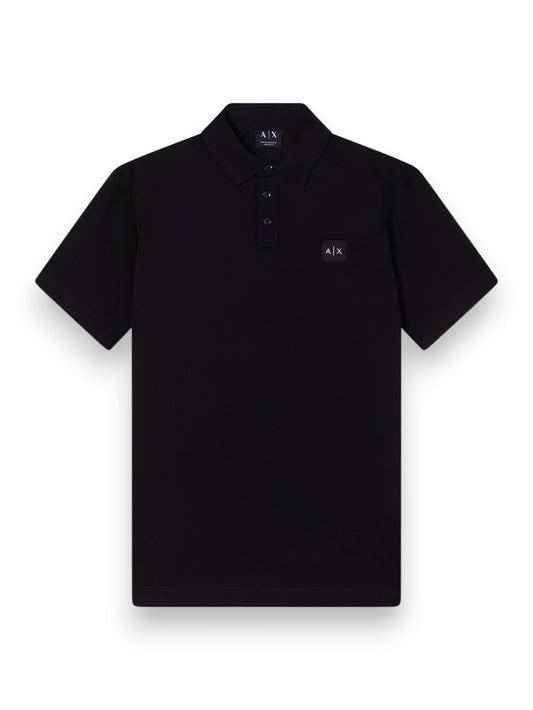 Armani Exchange Polo Shirt 100% Cotton - T-Shirt Uomo - Nero