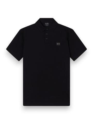 Armani Exchange Polo Shirt 100% Cotton - T-Shirt Uomo - Nero