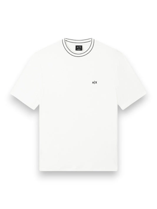 Armani Exchange T-Shirt 95% Viscose, 5% Elastane - T-Shirt Uomo - Bianco